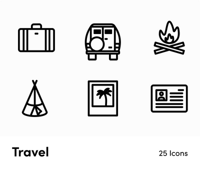 Travel-Outline-Vector-Icons Icons Travel Outline Vector Icons S12162101 powerpoint-template keynote-template google-slides-template infographic-template