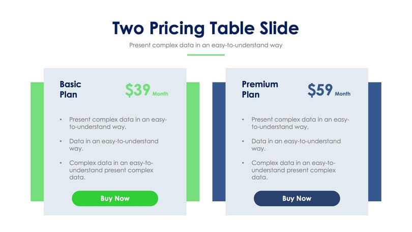 Two Pricing Table-Slides Slides Two Pricing Table Slide Infographic Template S12152106 powerpoint-template keynote-template google-slides-template infographic-template