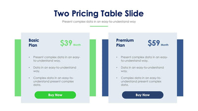 Two Pricing Table-Slides Slides Two Pricing Table Slide Infographic Template S12152106 powerpoint-template keynote-template google-slides-template infographic-template
