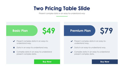 Two Pricing Table-Slides Slides Two Pricing Table Slide Infographic Template S12152108 powerpoint-template keynote-template google-slides-template infographic-template
