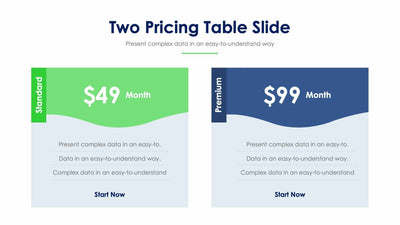 Two Pricing Table-Slides Slides Two Pricing Table Slide Infographic Template S12152110 powerpoint-template keynote-template google-slides-template infographic-template