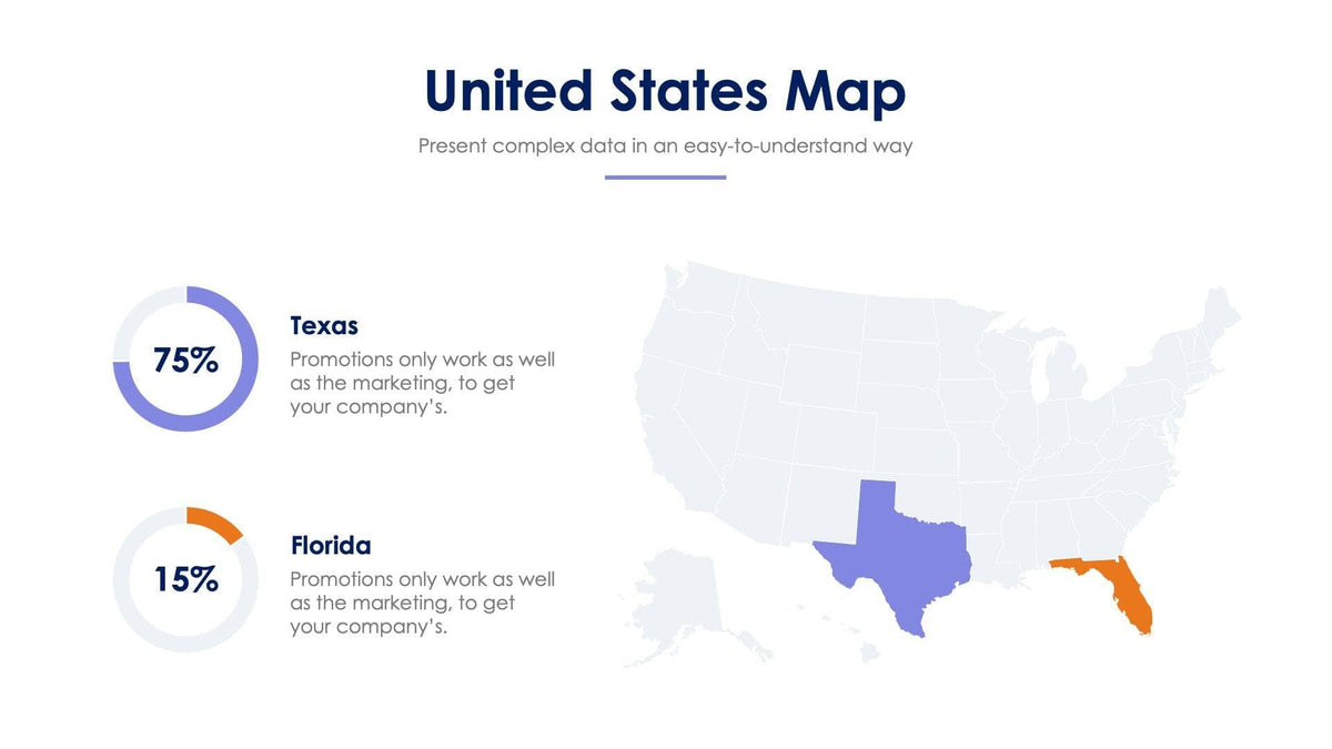 United States Map Slide Infographic Template S01182205 – Infografolio