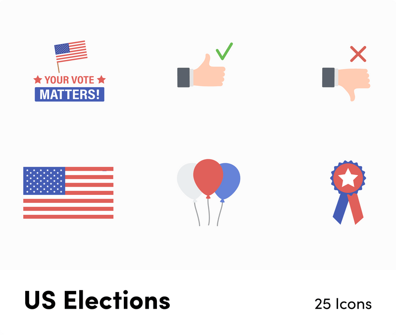 Election Icons | Infografolio