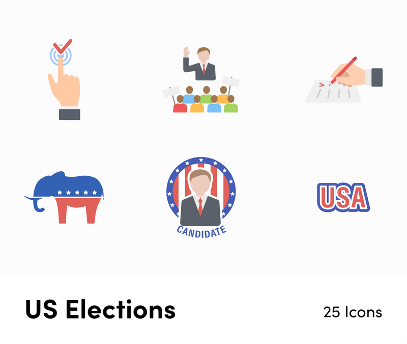 Election Icons | Infografolio
