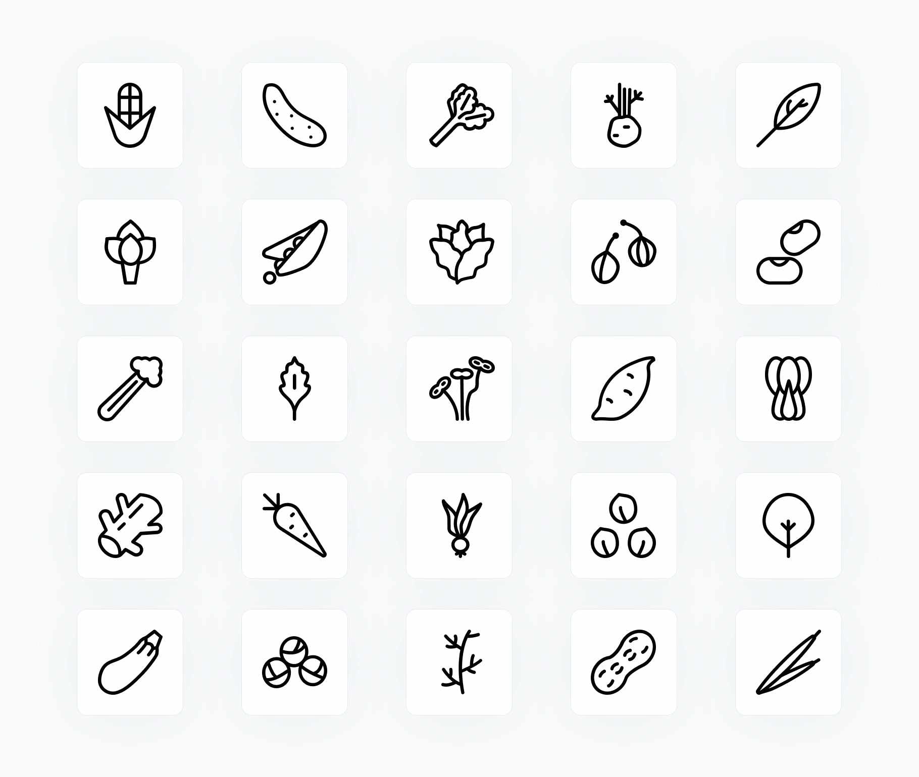 Vegetables-Outline-Vector-Icons Icons Vegetables Outline Vector Icons S12222101 powerpoint-template keynote-template google-slides-template infographic-template