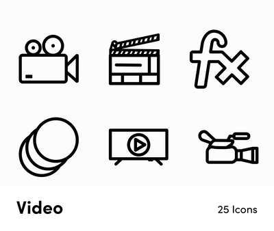 Video-Outline-Vector-Icons Icons Video Outline Vector Icons S12162101 powerpoint-template keynote-template google-slides-template infographic-template