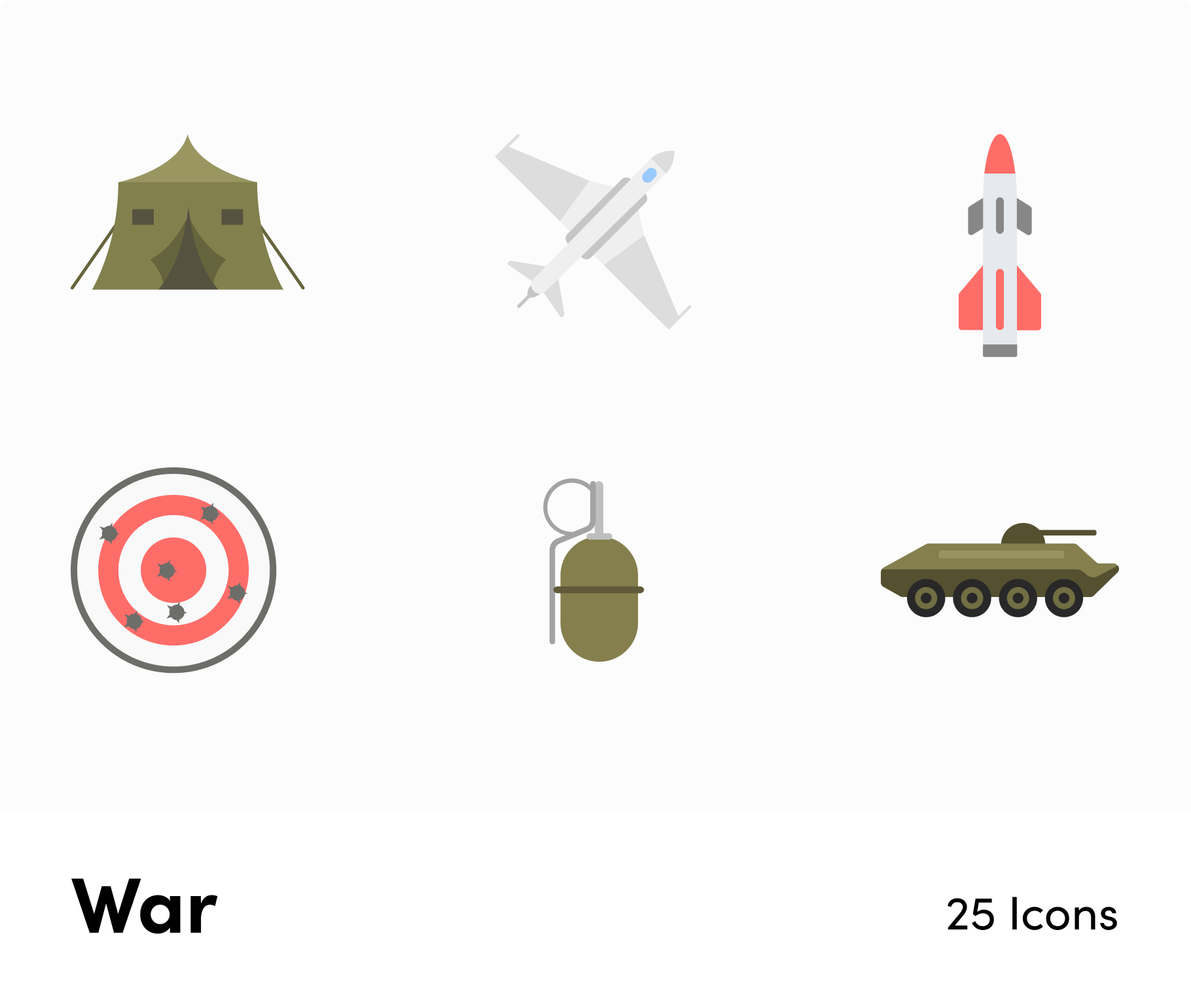 War-Flat-Vector-Icons Icons War Flat Vector Icons S01142201 powerpoint-template keynote-template google-slides-template infographic-template