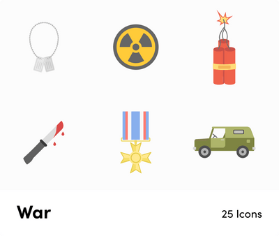 War-Flat-Vector-Icons Icons War Flat Vector Icons S01142204 powerpoint-template keynote-template google-slides-template infographic-template