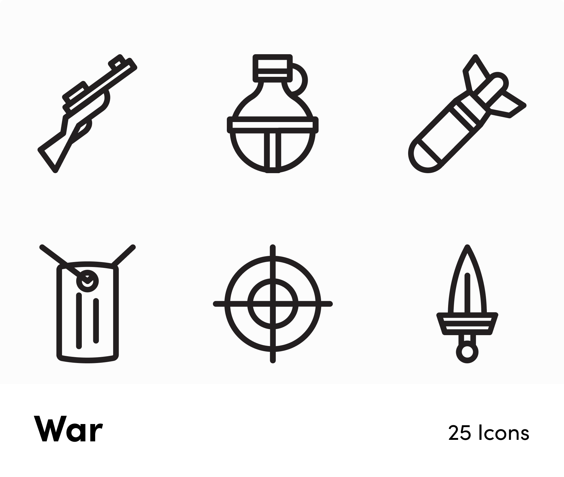War-Outline-Vector-Icons Icons War Outline Vector Icons S12222101 powerpoint-template keynote-template google-slides-template infographic-template
