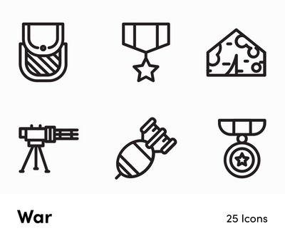 War-Outline-Vector-Icons Icons War Outline Vector Icons S12222102 powerpoint-template keynote-template google-slides-template infographic-template