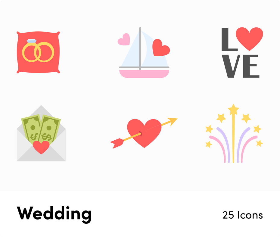 Wedding-Flat-Vector-Icons Icons Wedding Flat Vector Icons S02142202 powerpoint-template keynote-template google-slides-template infographic-template