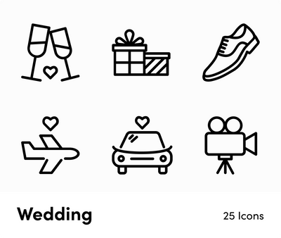 Wedding-Outline-Vector-Icons Icons Wedding Outline Vector Icons S12222104 powerpoint-template keynote-template google-slides-template infographic-template