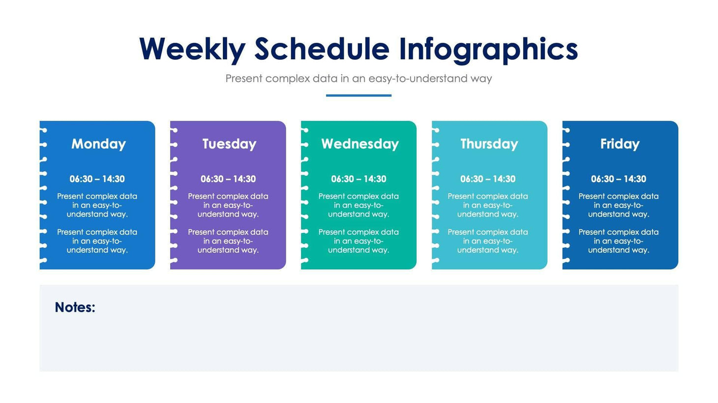 Weekly Schedule Slide Infographic Template S03032216 – Infografolio
